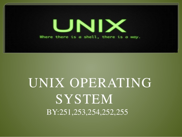Original Unix Operating System Download